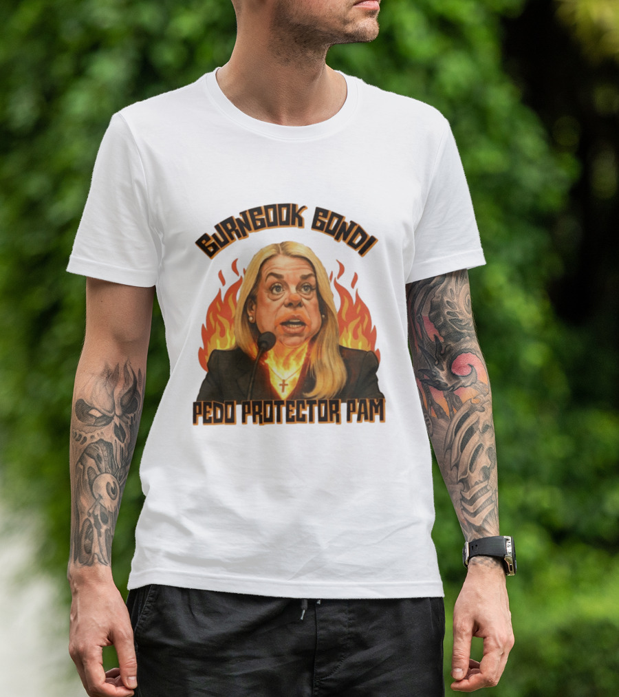 Burnbook Bondi Pedo Protector Pam Flame T-Shirt