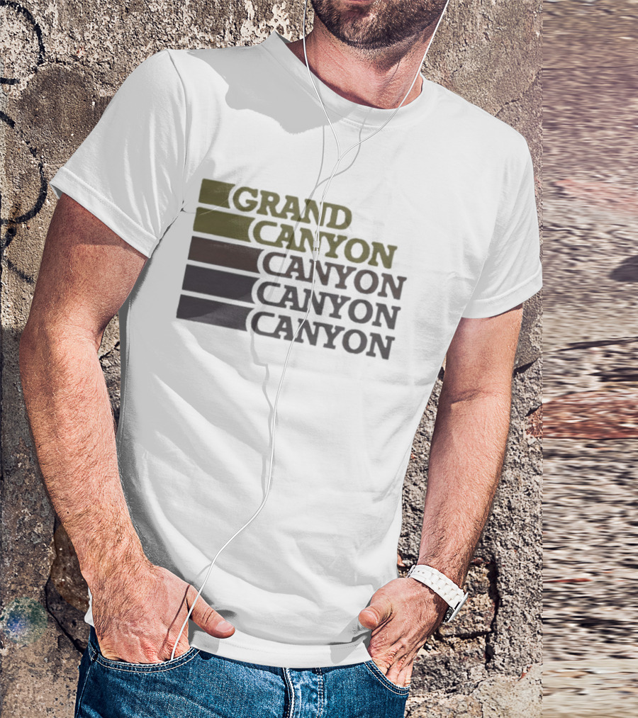 Dale Doback Grand Canyon Vintage Retro Style Scenic T-Shirt