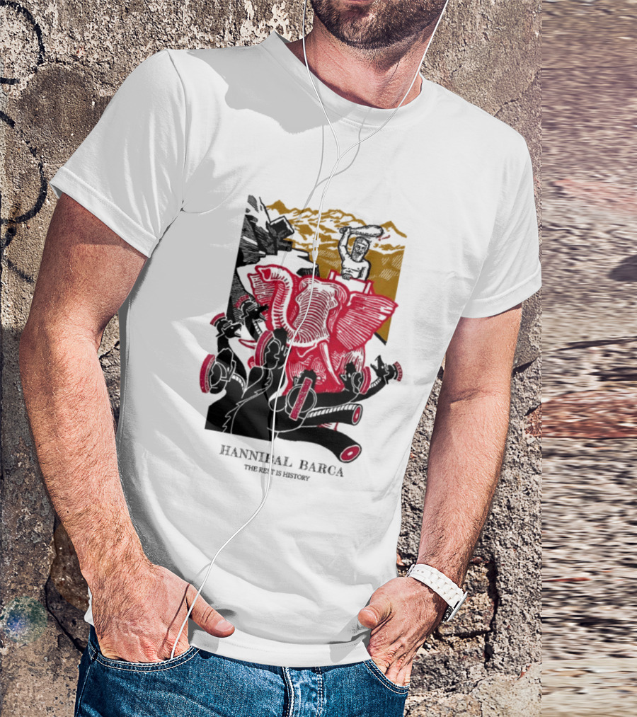 Hannibal Barca The Rest Is History Elephants And Soldiers Historical T-Shirt