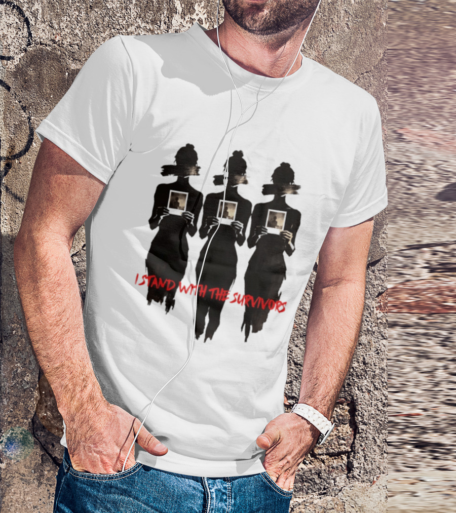 I Stand With The Survivors Epstein Victims T-Shirt