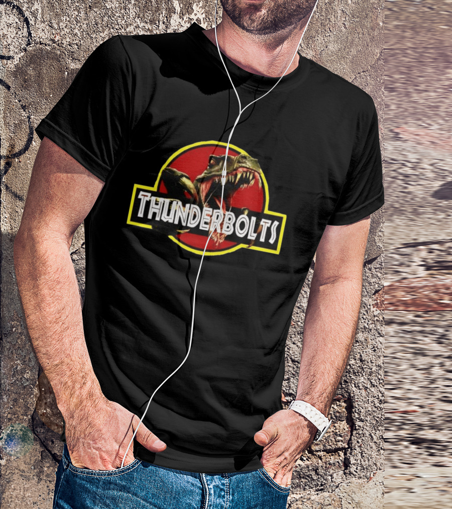 Thunderbolts Dinosaur Emblem Jurassic T-Shirt