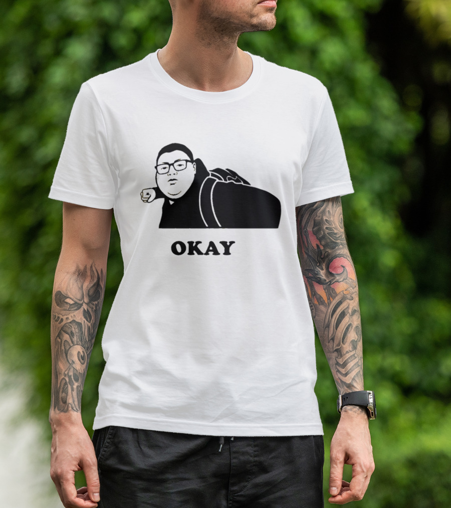 Okay Meme Black And White T-Shirt