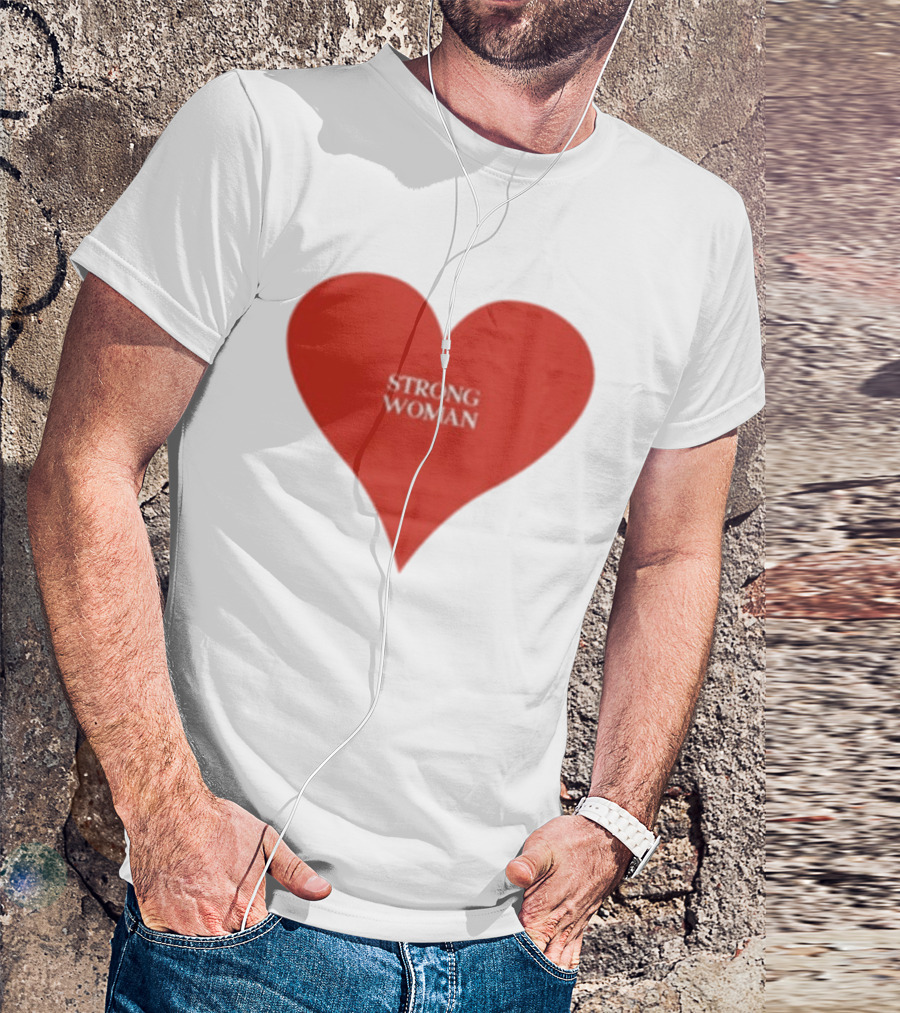 Strong Woman Heart Gemma Johnson Neighborhood Empowerment T-Shirt