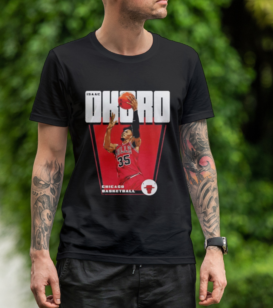 Chicago Basketball Okoro 35 Bulls Dunk T-Shirt
