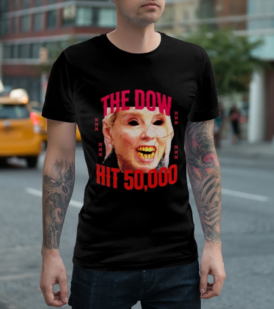 Pam Bondi The Dow Hit 50 000 Protest Epstein Files T-Shirt