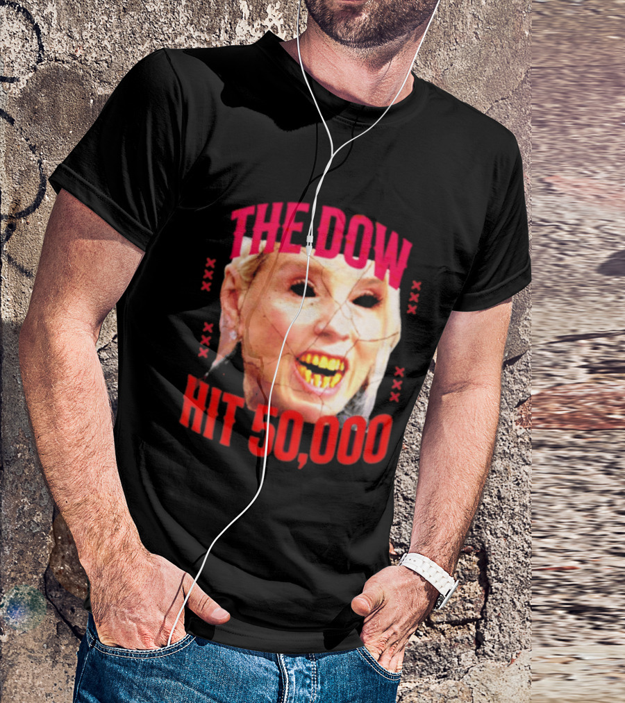 Pam Bondi The Dow Hit 50 000 Protest Epstein Files T-Shirt