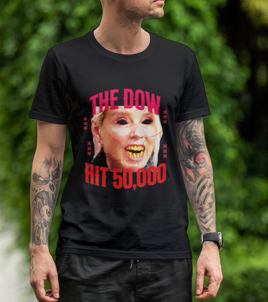 Pam Bondi The Dow Hit 50 000 Protest Epstein Files T-Shirt