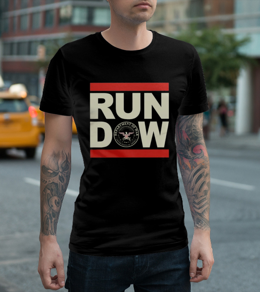 RUN DOW Department Of War Trump Seal T-Shirt