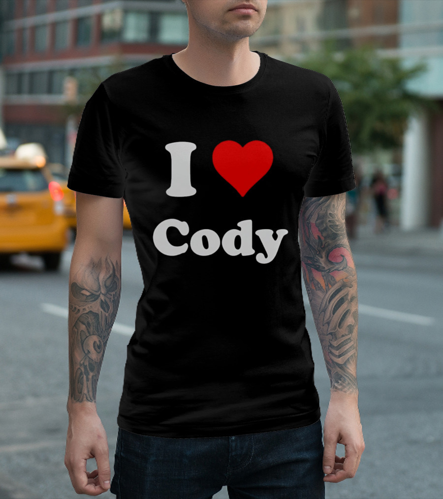 I Love Cody Heart T-Shirt
