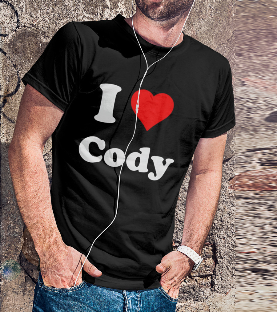 I Love Cody Heart T-Shirt