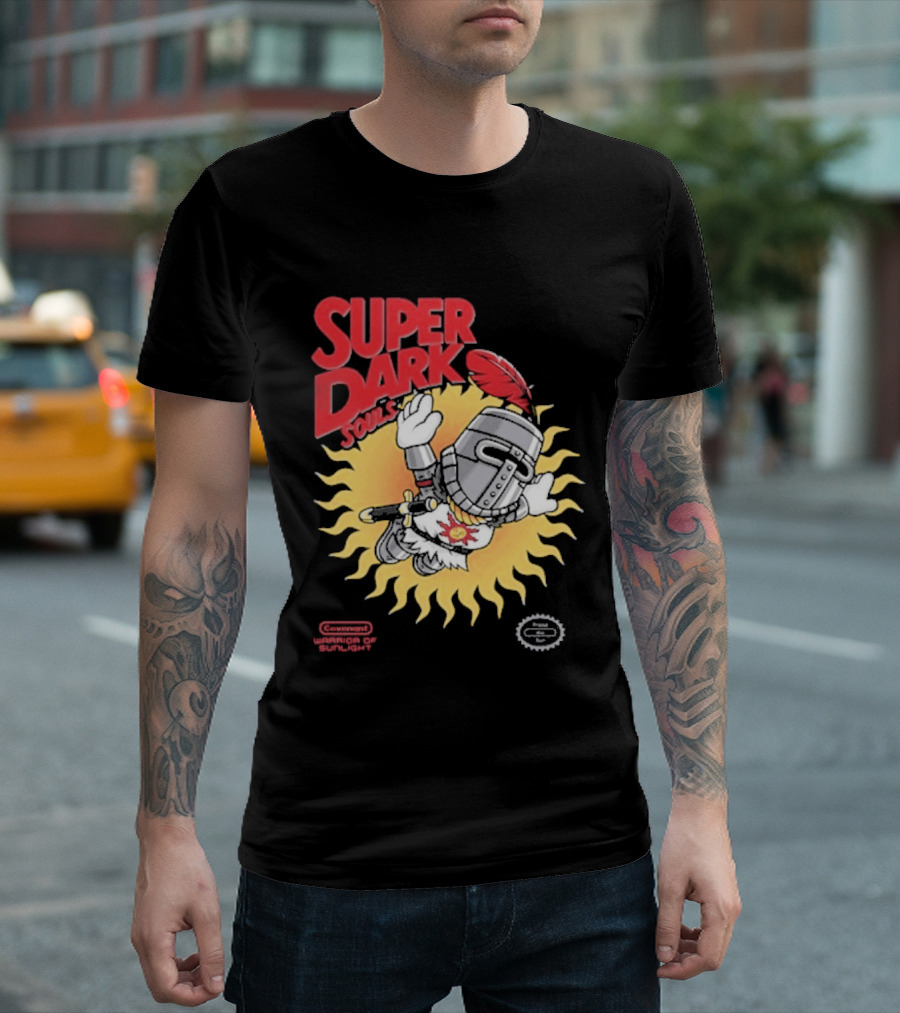 Super Dark Souls Praise The Sun Solaire T-Shirt