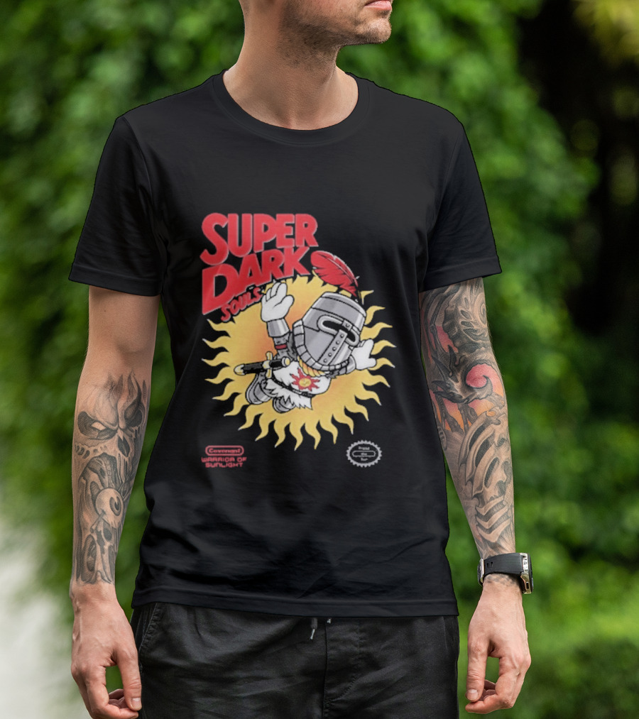 Super Dark Souls Praise The Sun Solaire T-Shirt
