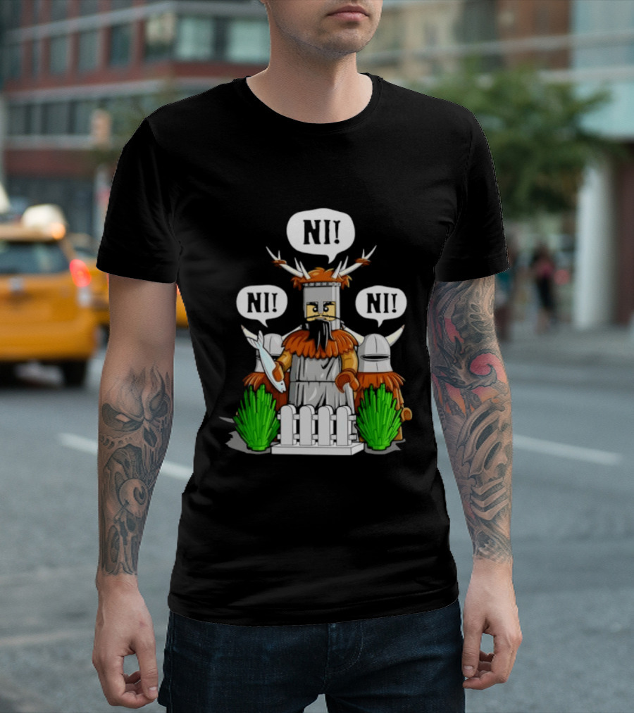 Knights Of Ni Monty Python Nature Comedy Scene T-Shirt