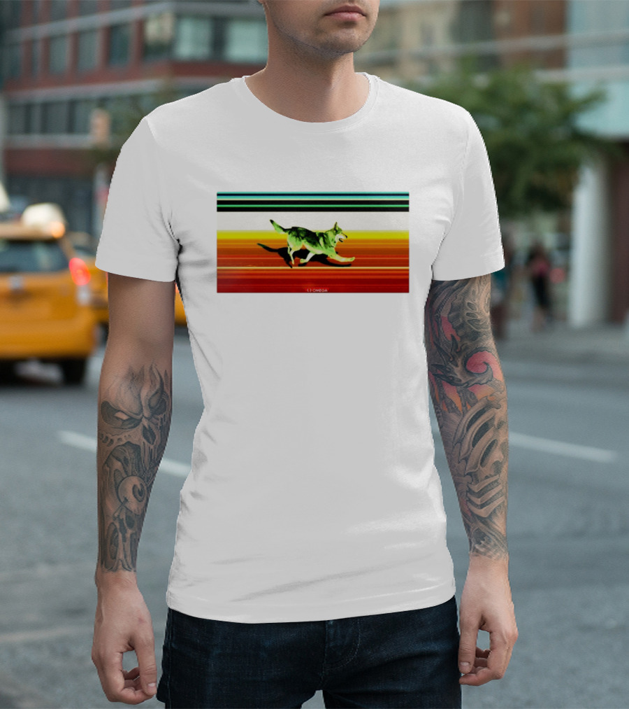 Nazgul The Wolfdog Omega Olympic Finish Stripes T-Shirt