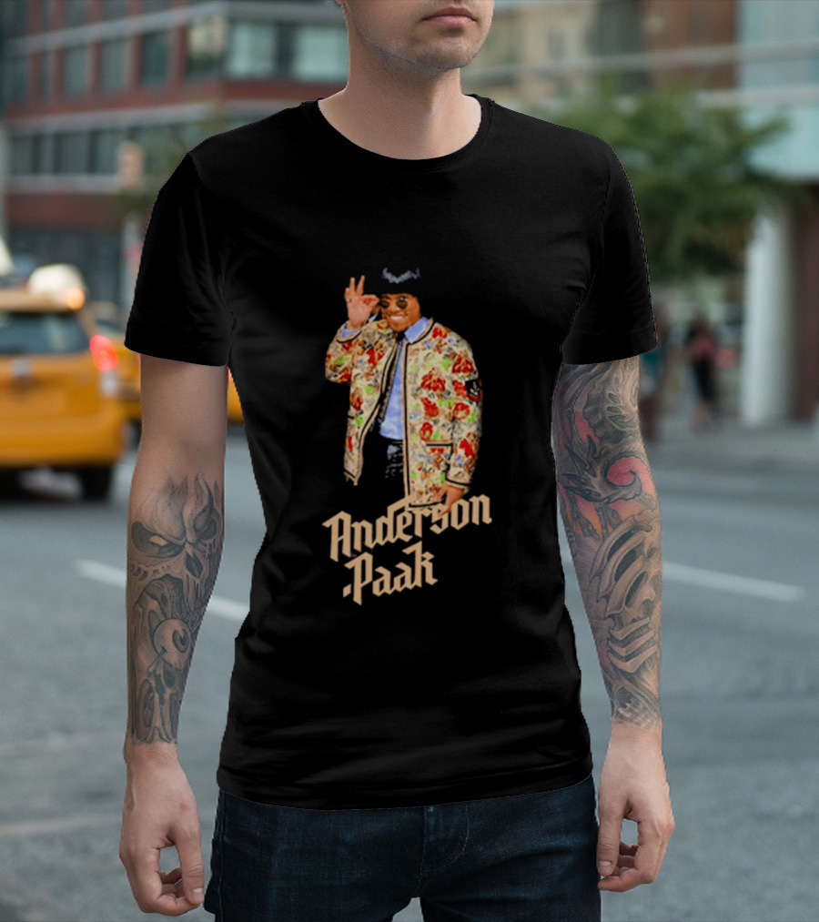 Anderson Paak Floral Jacket Style Moment T-Shirt