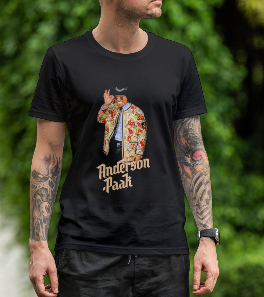 Anderson Paak Floral Jacket Style Moment T-Shirt