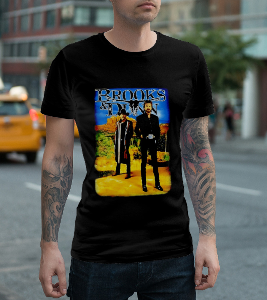 Brooks And Dunn Western Style Desert T-Shirt