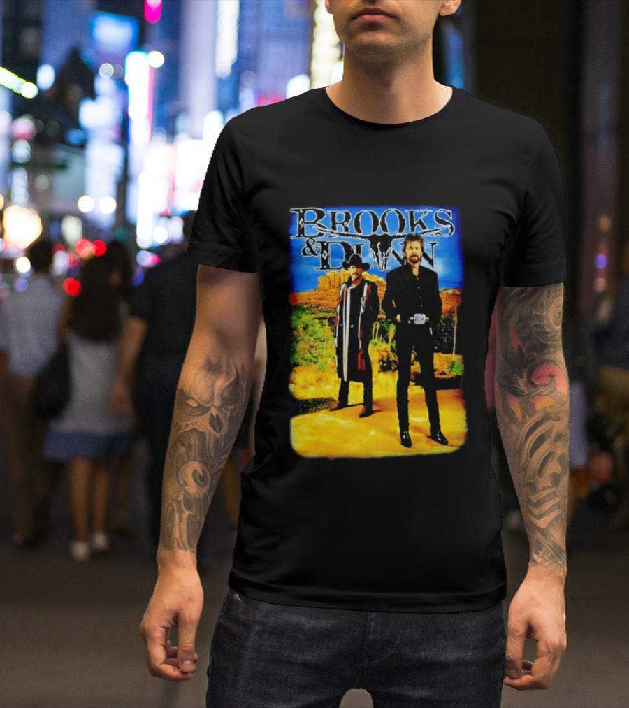 Brooks And Dunn Western Style Desert T-Shirt