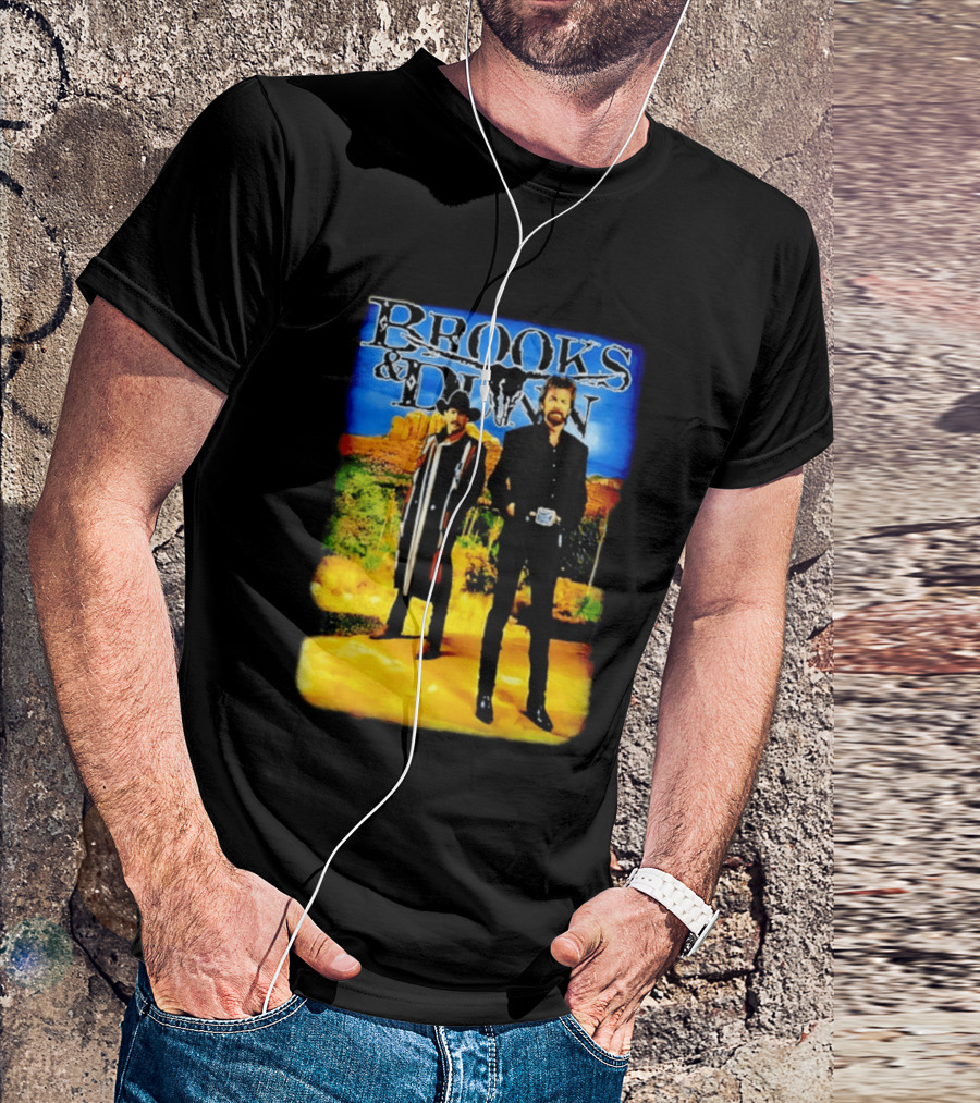 Brooks And Dunn Western Style Desert T-Shirt