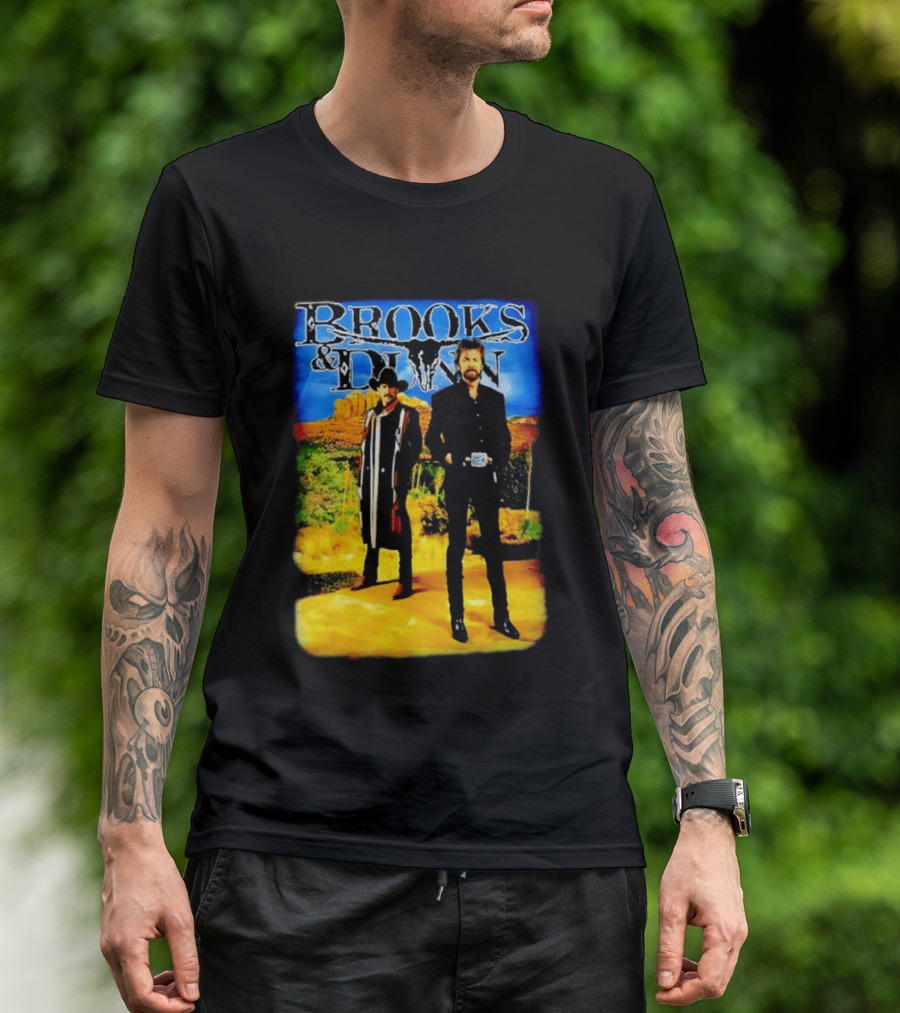 Brooks And Dunn Western Style Desert T-Shirt