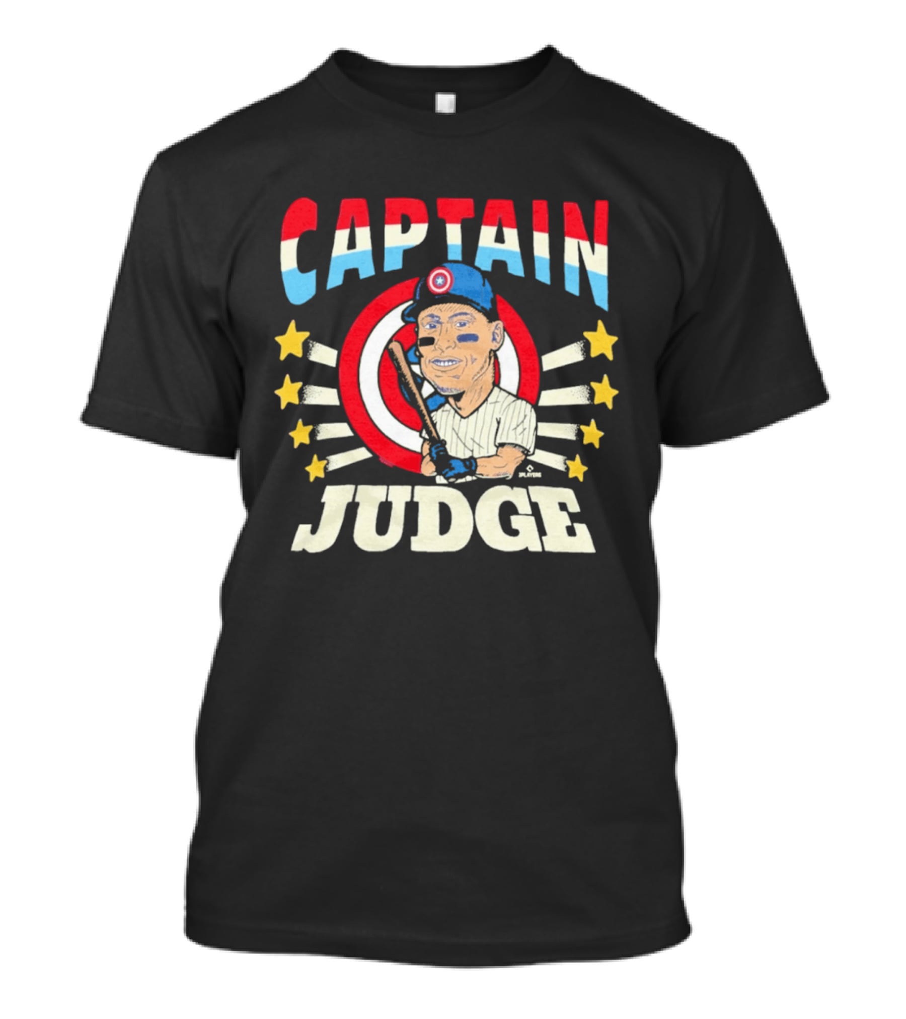 Captain Aaron Judge New York Yankees Baseball Star Caricature T-Shirt