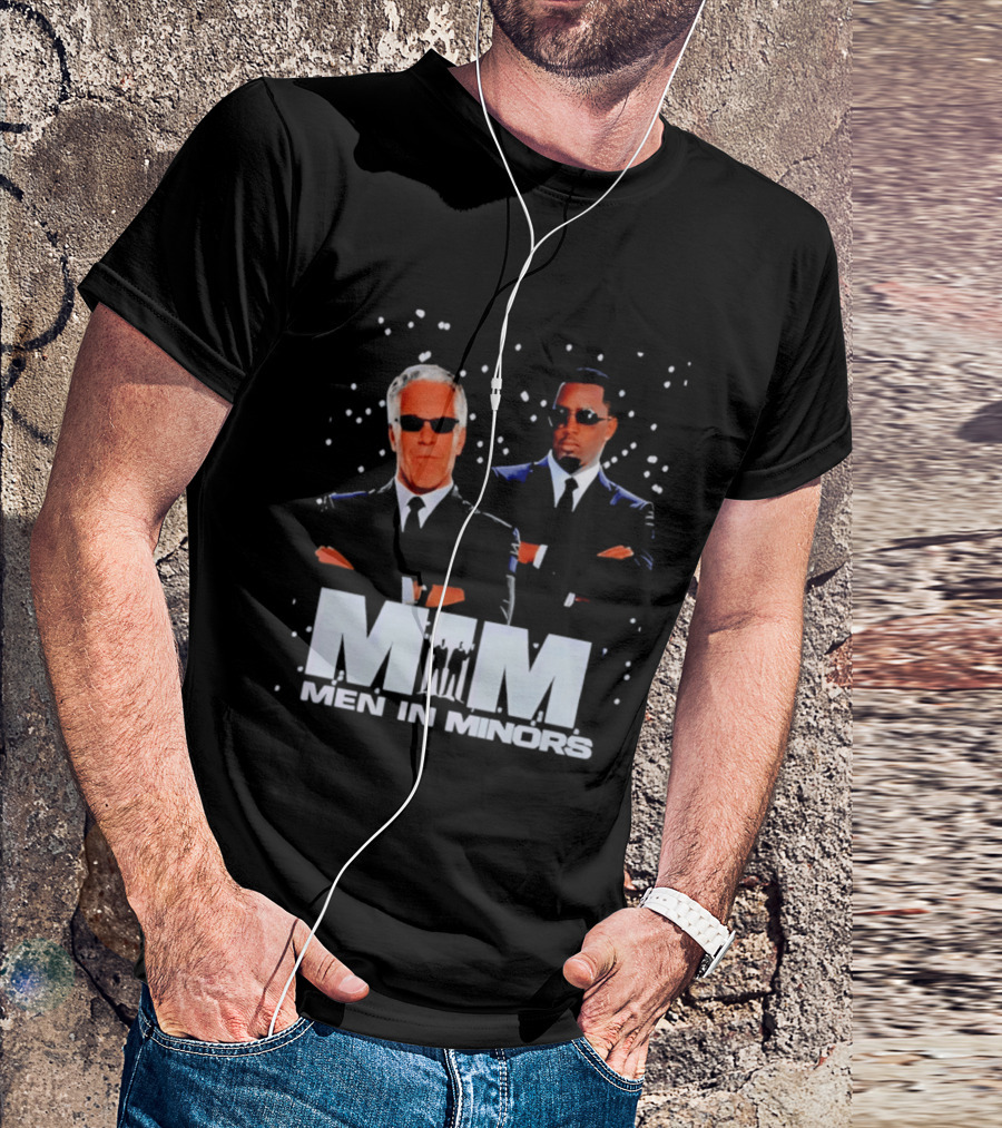 Men In Minors MIM Jeffrey Epstein Sean Combs T-Shirt