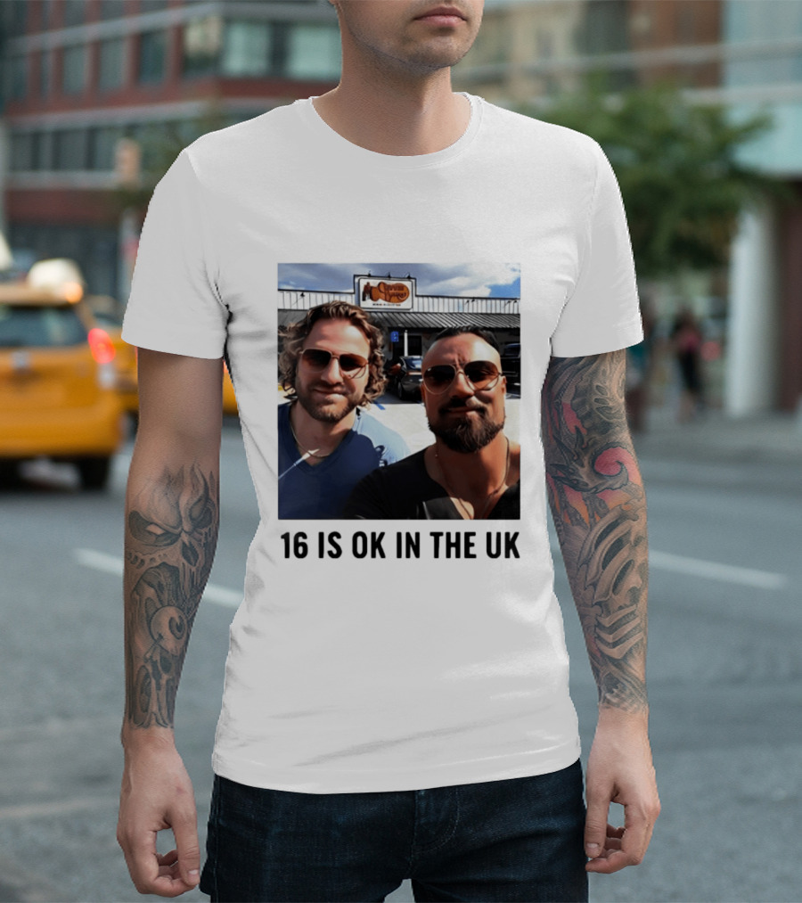 Adam Page Marty Scurll Cracker Barrel 16 Is OK In The UK T-Shirt