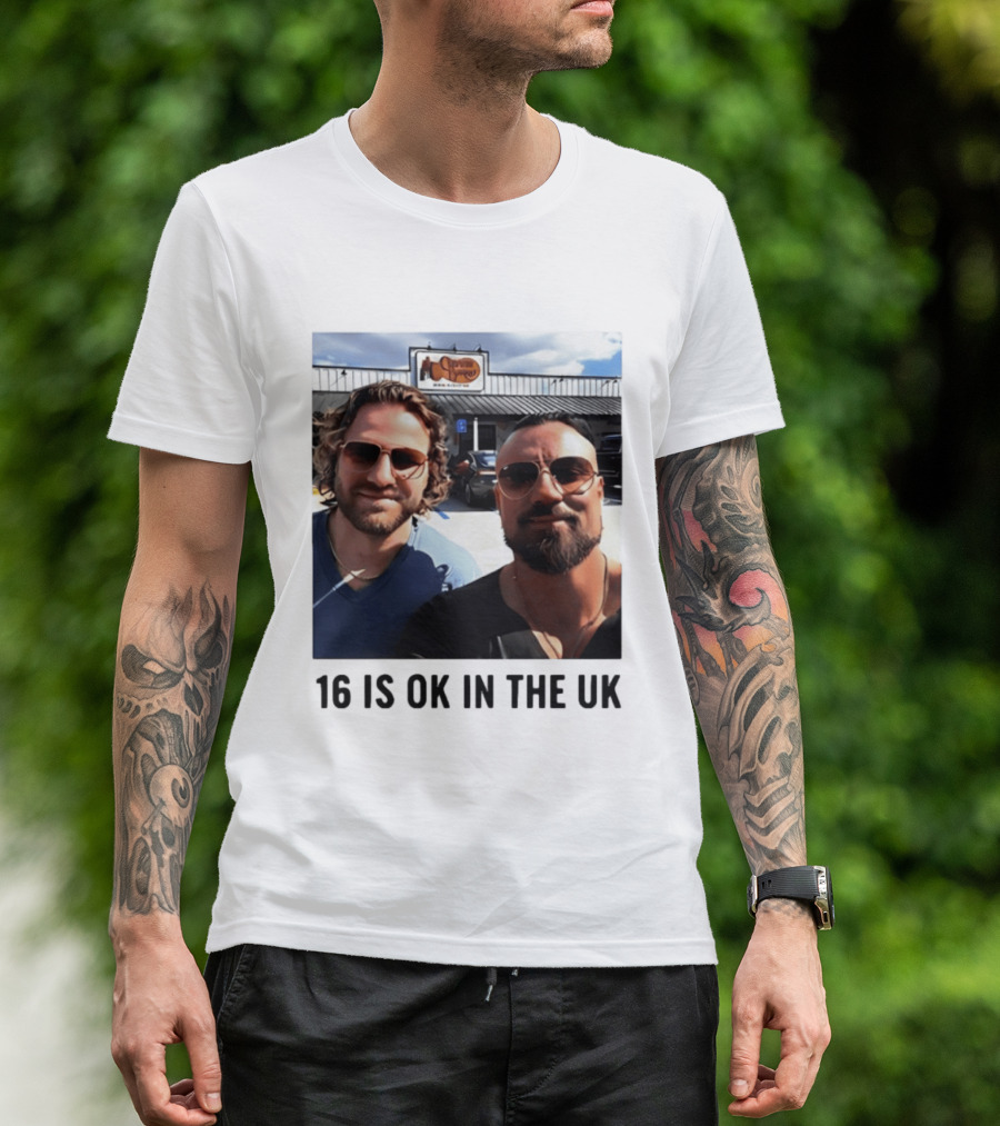 Adam Page Marty Scurll Cracker Barrel 16 Is OK In The UK T-Shirt