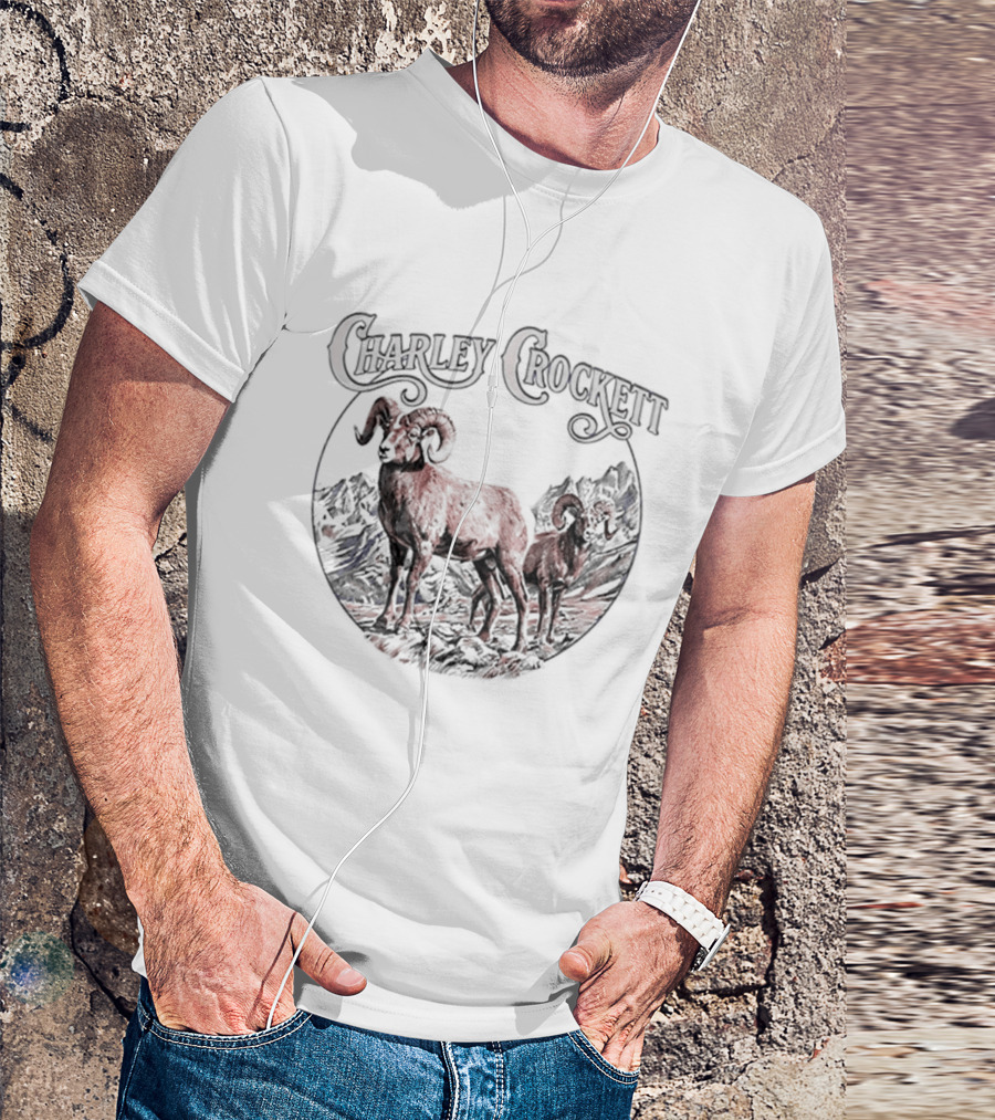 Charley Crockett Age Of The Ram Majestic Mountain Rams T-Shirt