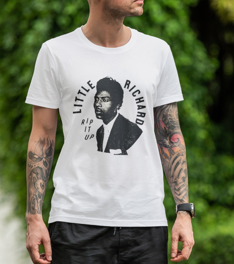 Little Richard Rip It Up Vintage Style Iconic Music T-Shirt