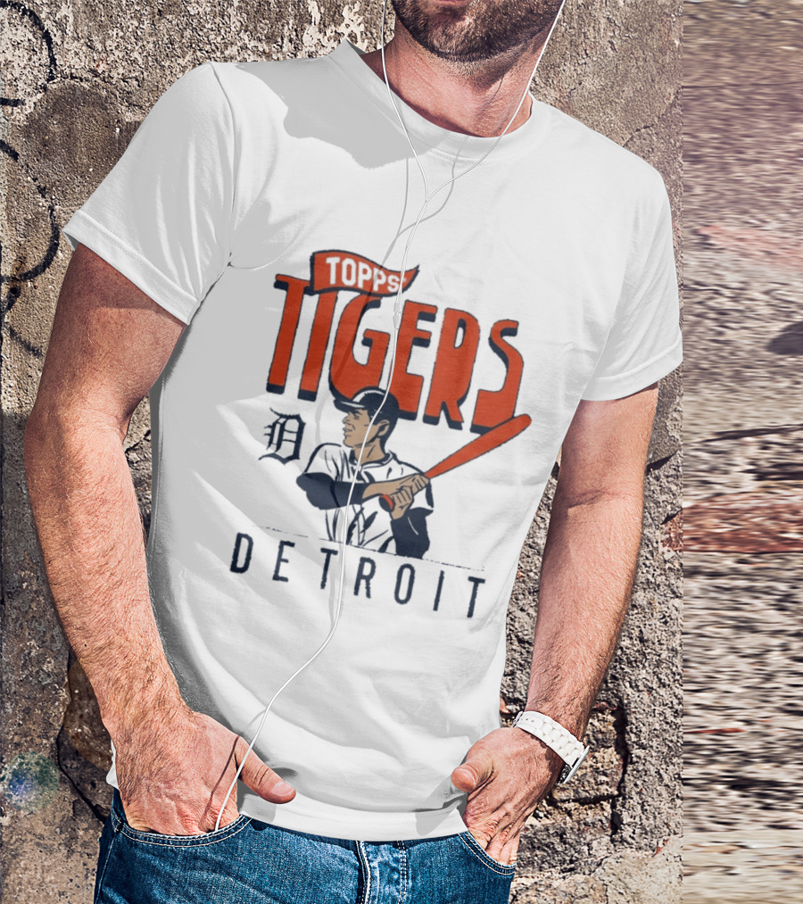 MLB Topps Detroit Tigers Raglan Player T-Shirt