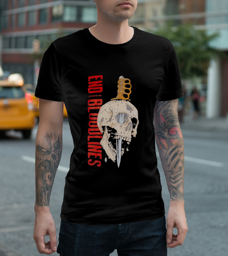 End Bloodlines Skull Dagger T-Shirt