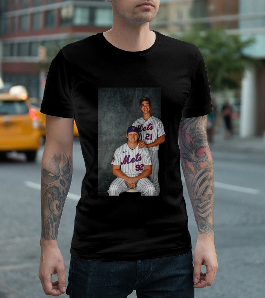 New York Mets Jonathan Pintaro Jonah Tong Step Brother Team Players T-Shirt