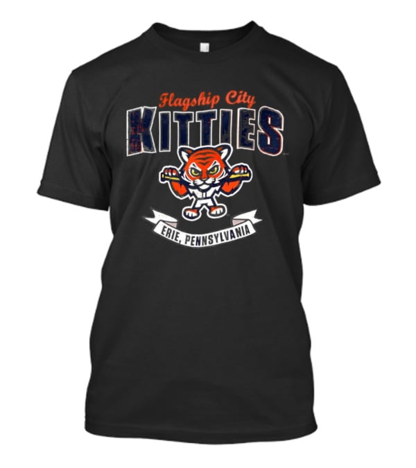 Flagship City Kitties Erie Pennsylvania Tiger Boxing T-Shirt