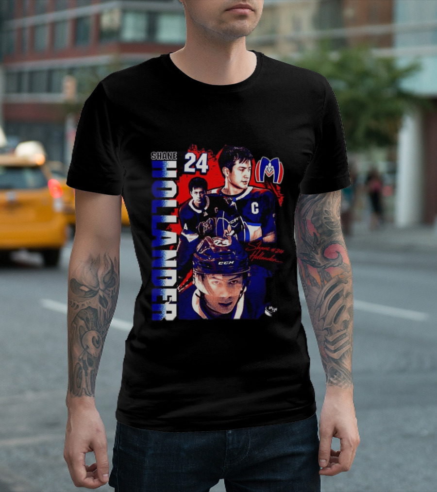 Shane Hollander 24 MLH Hockey Heated Rivalry Romantic T-Shirt