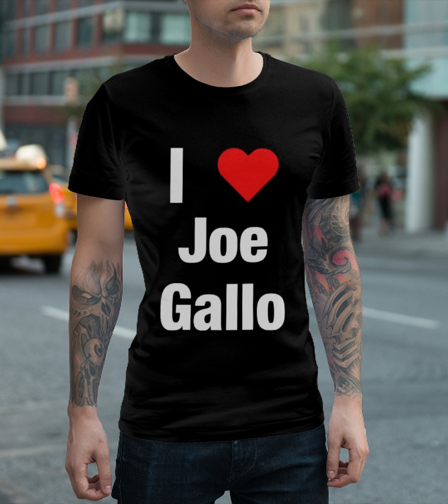 I Love Joe Gallo Merrimack Warriors Basketball T-Shirt