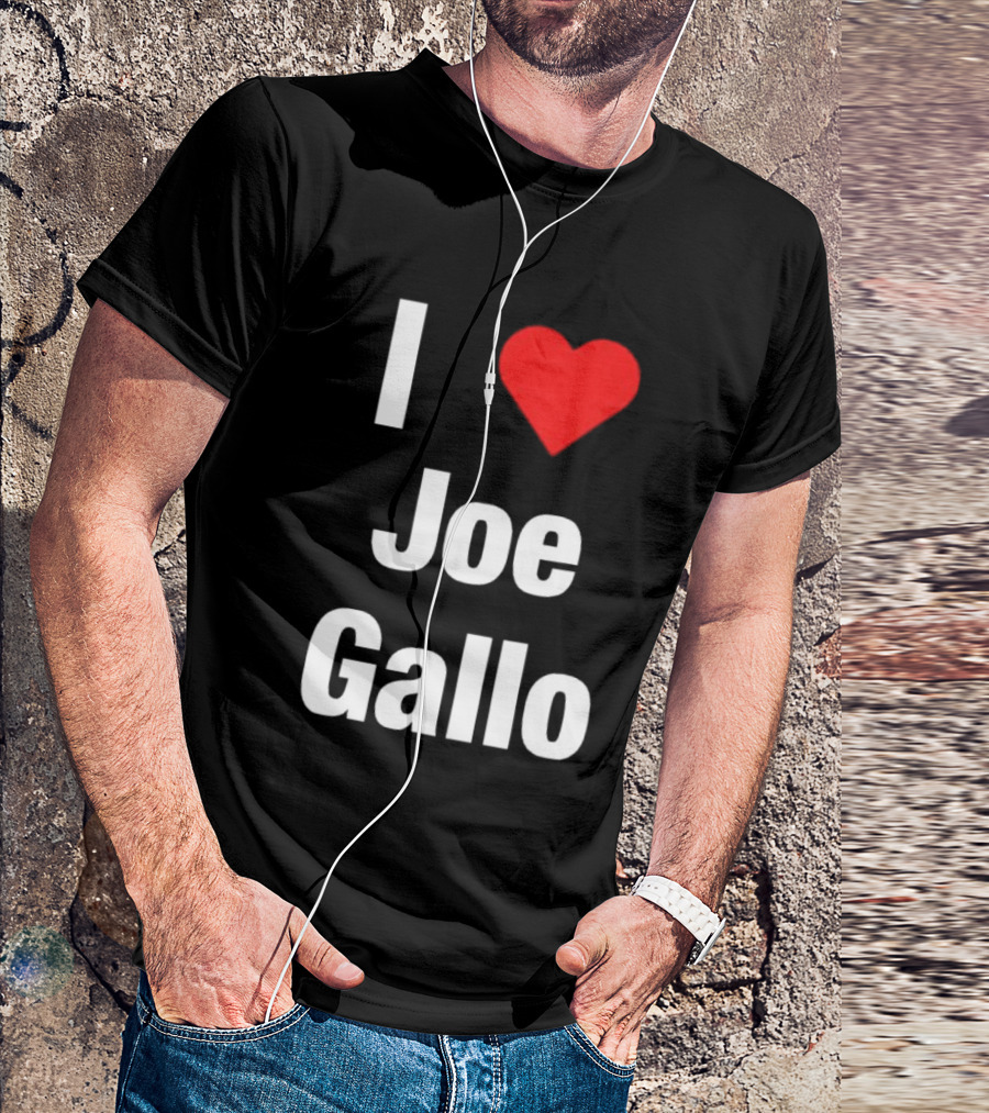 I Love Joe Gallo Merrimack Warriors Basketball T-Shirt