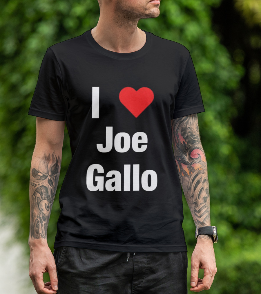 I Love Joe Gallo Merrimack Warriors Basketball T-Shirt