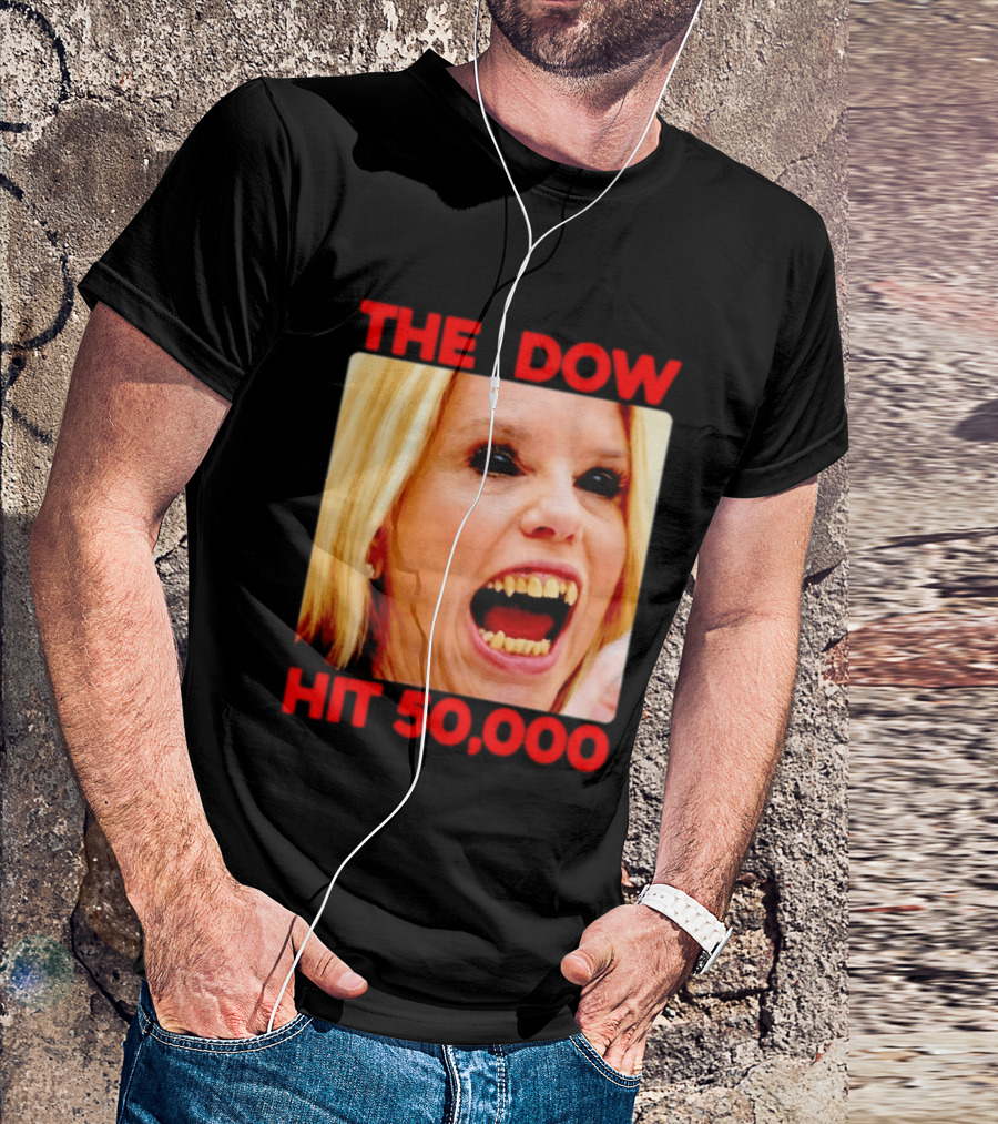 The Dow Hit 50000 Teeth Blonde Woman T-Shirt