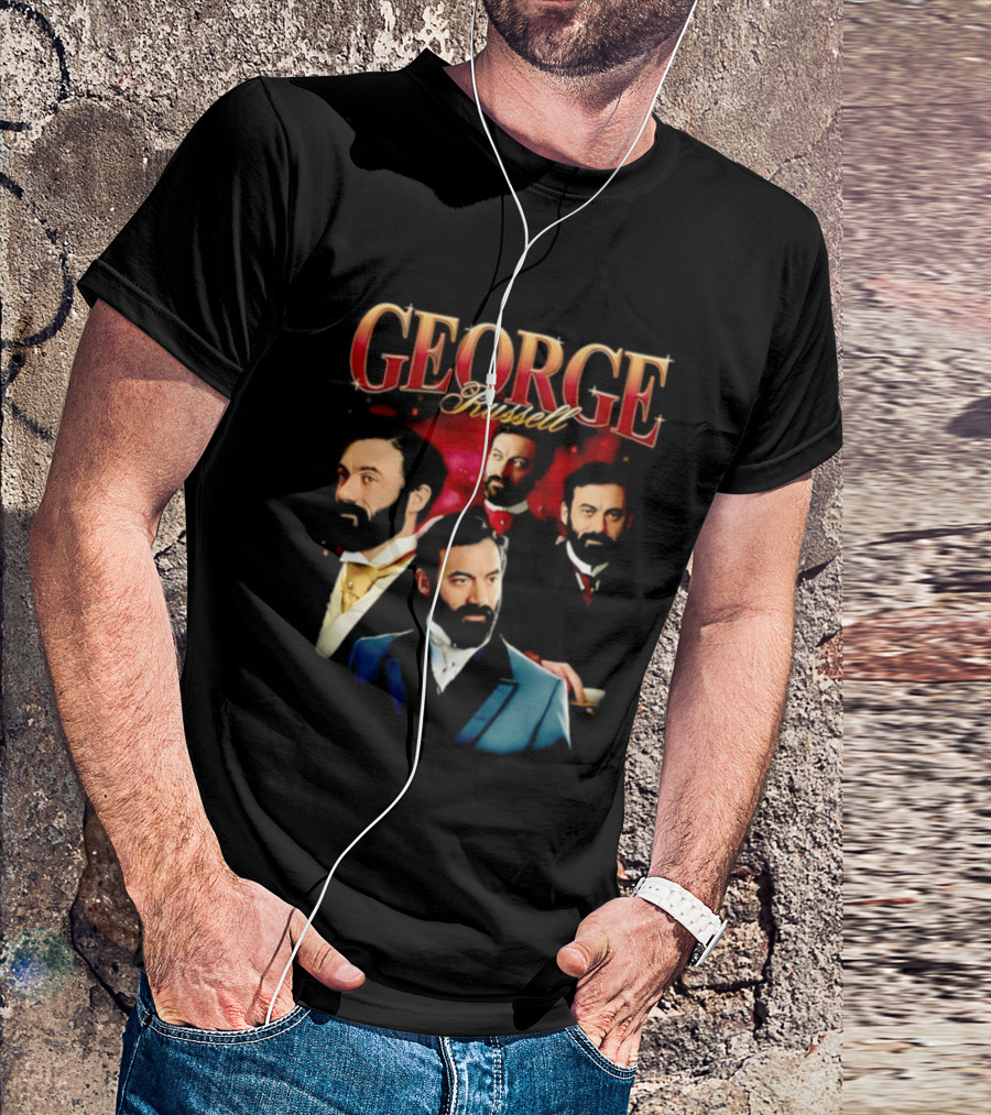 GEORGE Russell Vintage Style Portraits T-Shirt