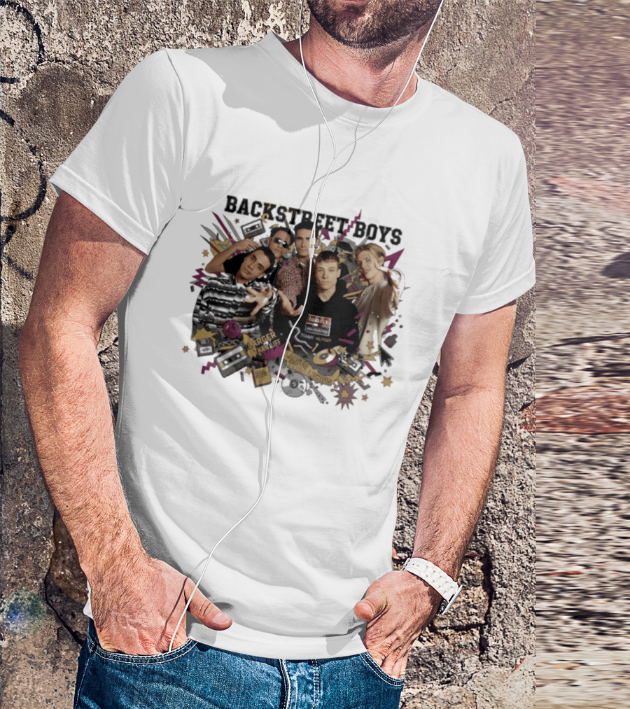 Backstreet Boys Larger Than Life 90s Style Music T-Shirt