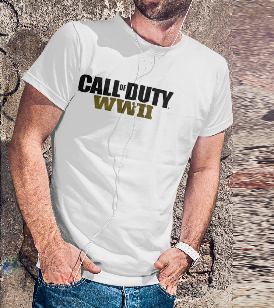 Call Of Duty WWII Gaming Merchandise Iconic Title T-Shirt