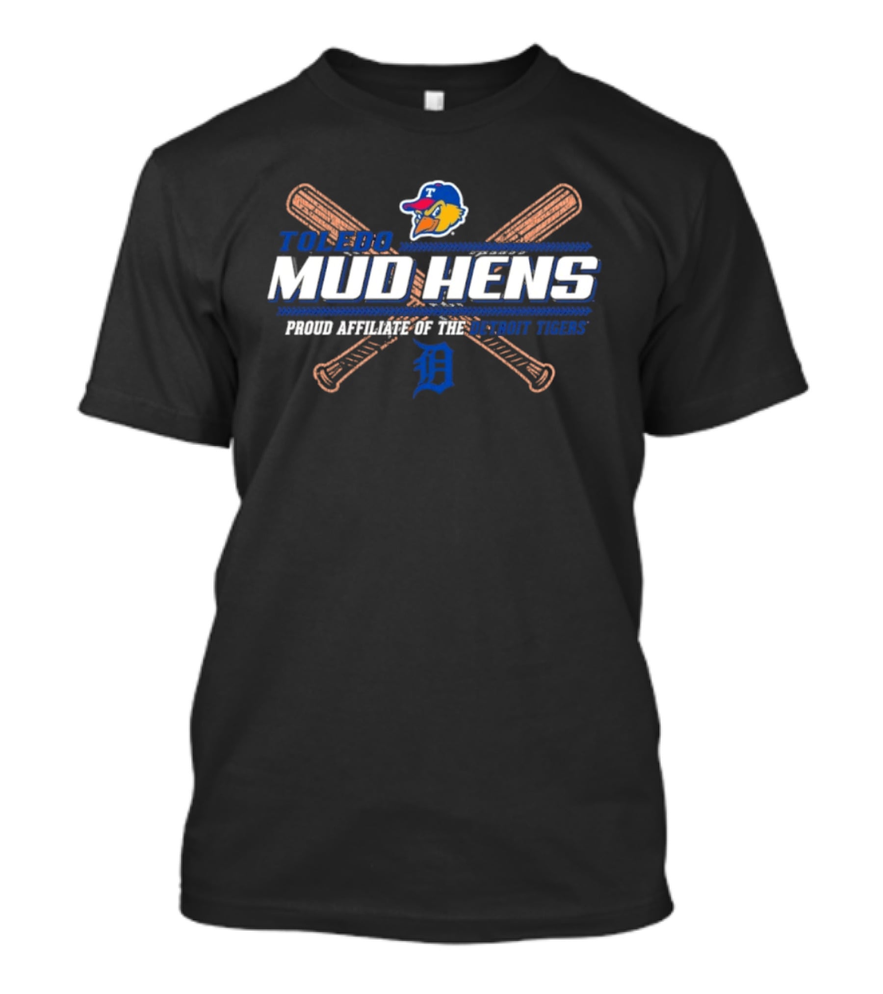 Toledo Mud Hens Proud Affiliate Of The Detroit Tigers Baseball T-Shirt