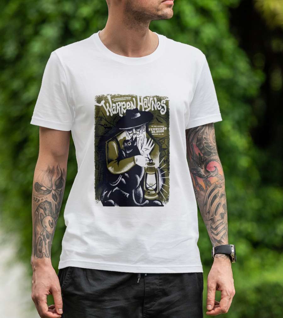 Warren Haynes An Intimate Evening February 26 2026 Grundy County TN Lantern T-Shirt