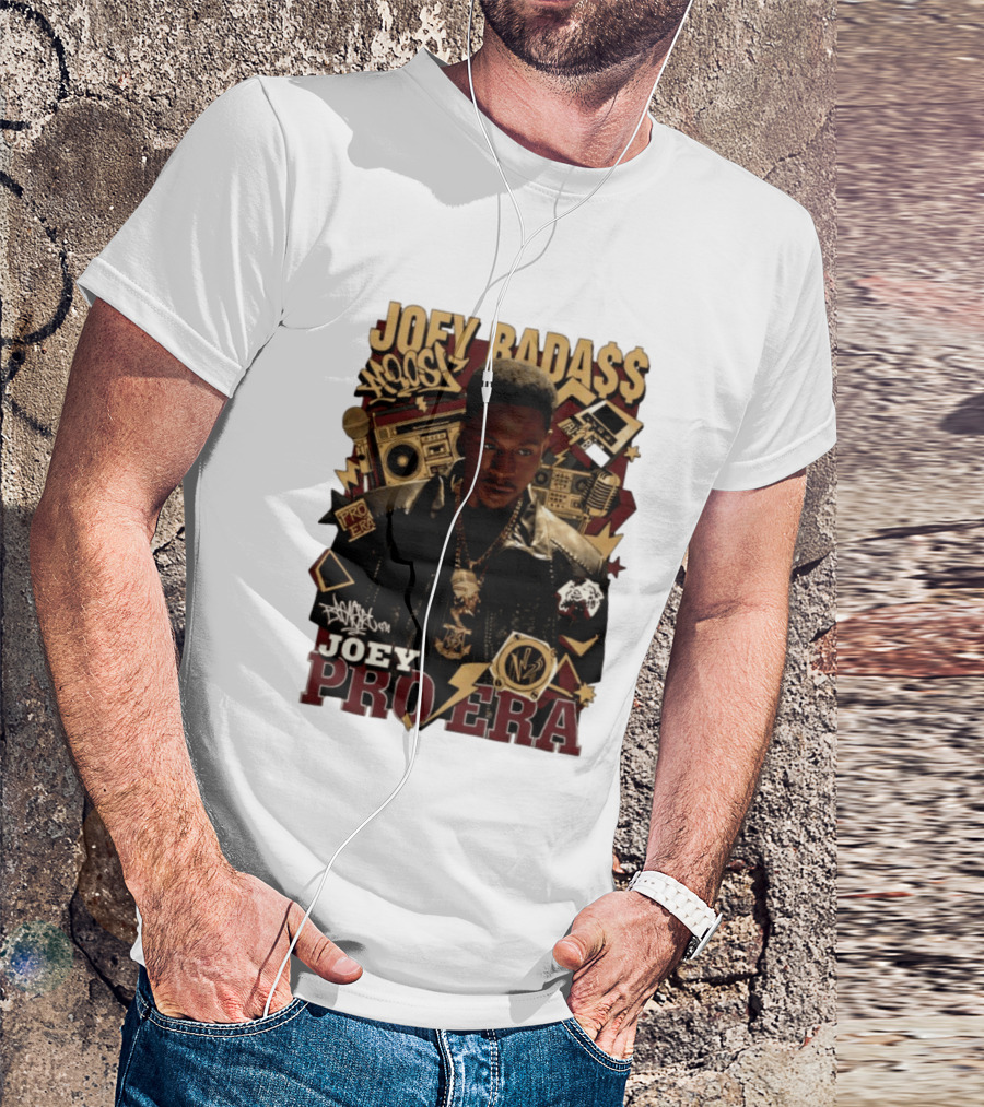 Joey Badass Pro Era Hip Hop Retro Style Collage T-Shirt