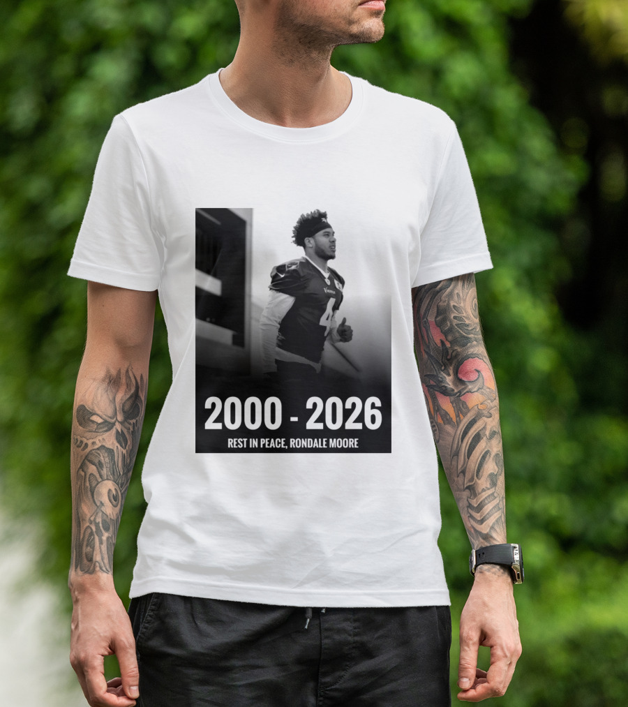Rest In Peace Rondale Moore 2000 2026 Minnesota Vikings T-Shirt