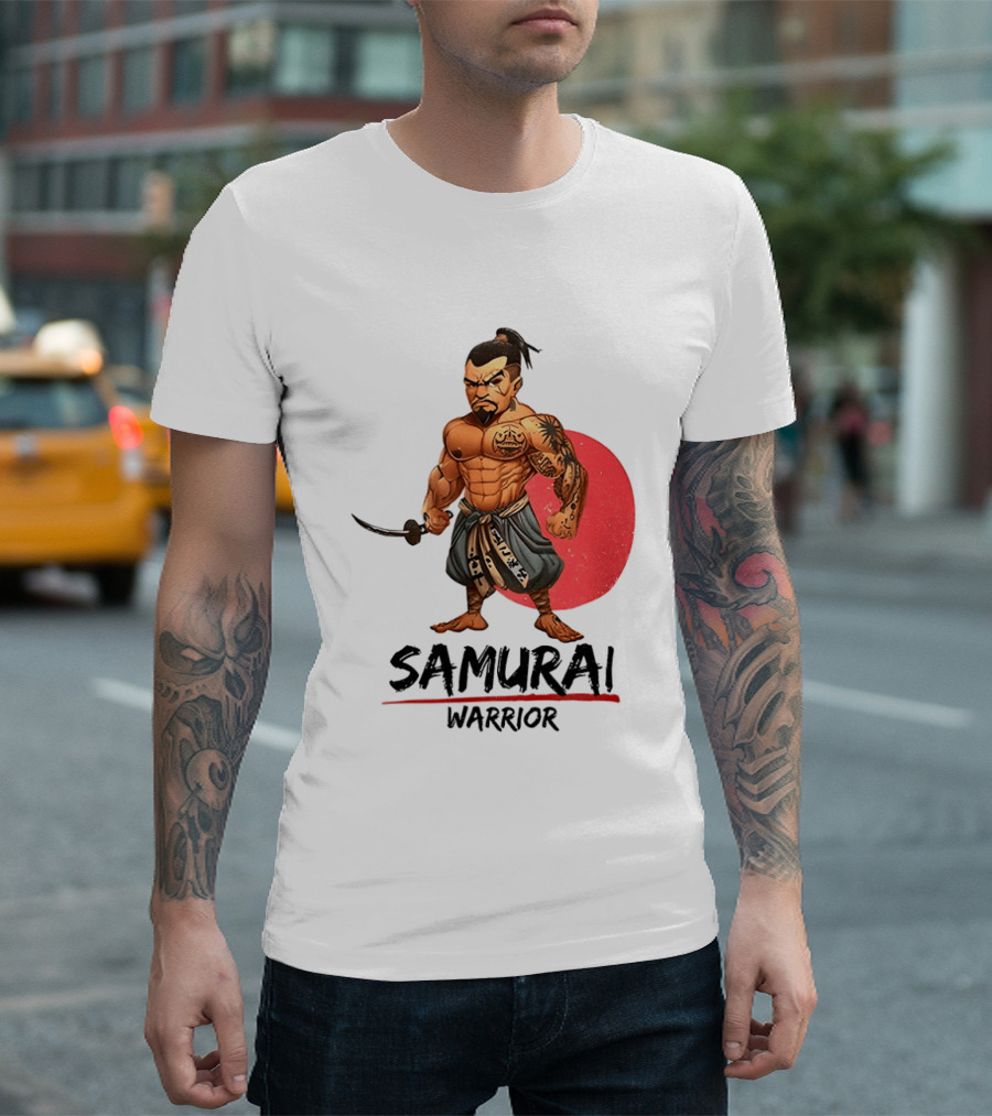Samurai Warrior Strong Japanese T-Shirt
