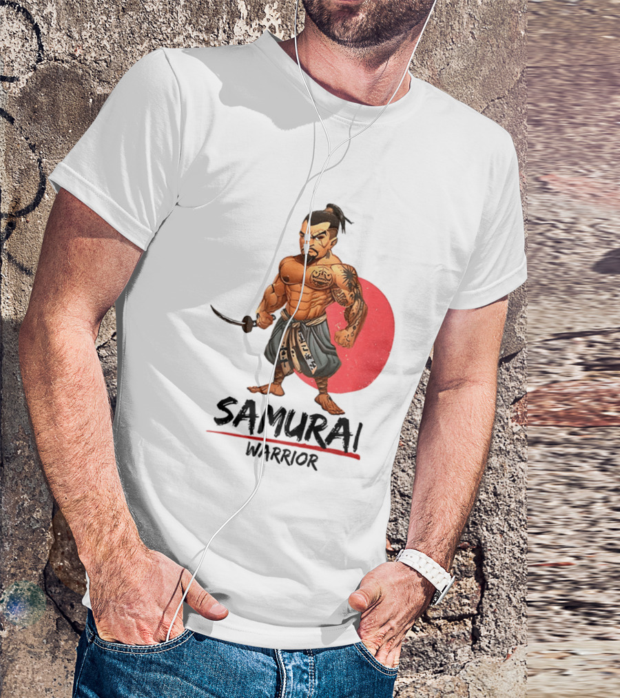 Samurai Warrior Strong Japanese T-Shirt