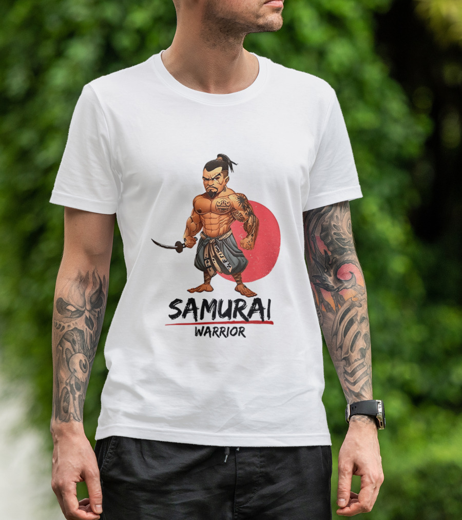 Samurai Warrior Strong Japanese T-Shirt