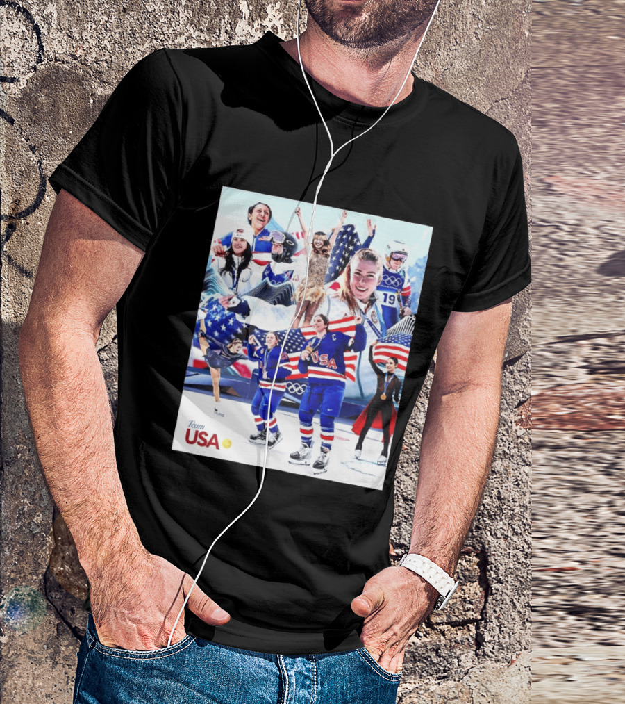 Team USA Dominated Winter Olympics Triumph T-Shirt